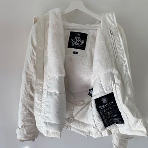Aritzia TNA the Summit Parka White Size XS